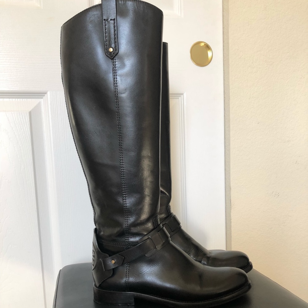 Tory Burch leather riding boots